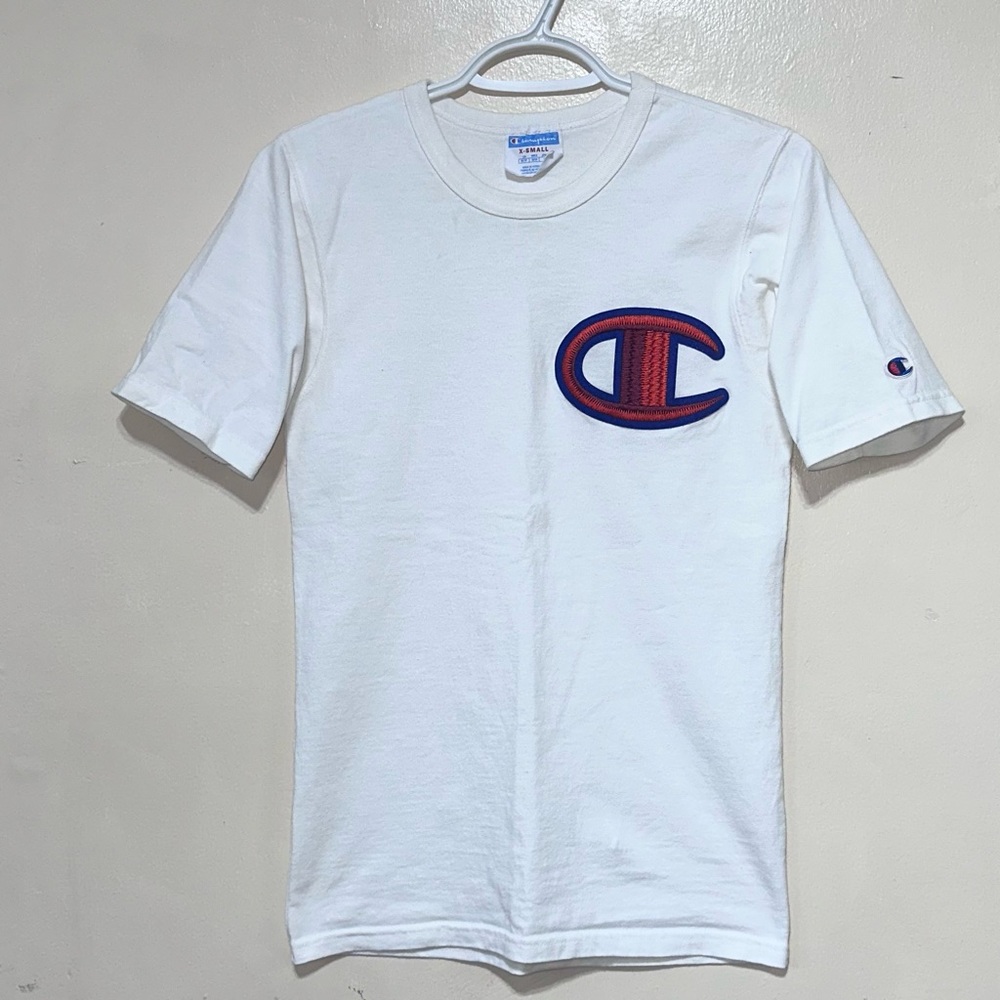 Champion Like New White Heavyweight Cotton Shirt Size XS